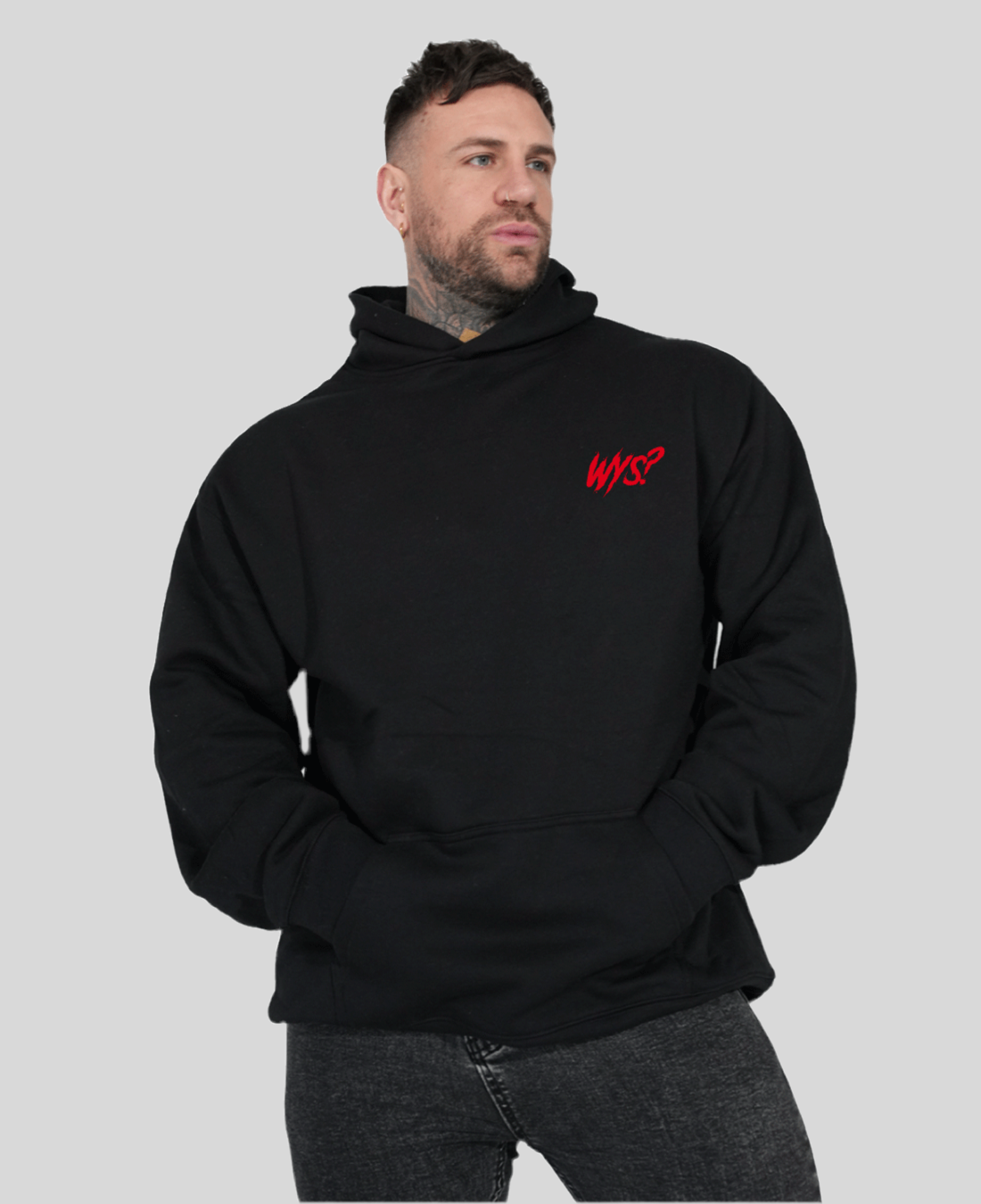 UNISEX Neon Hoodie Red