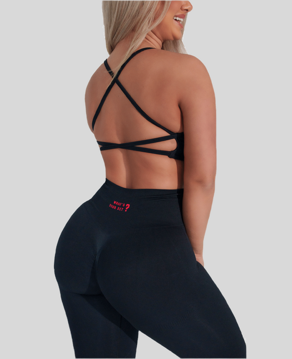 Sculpt scrunch leggings Black