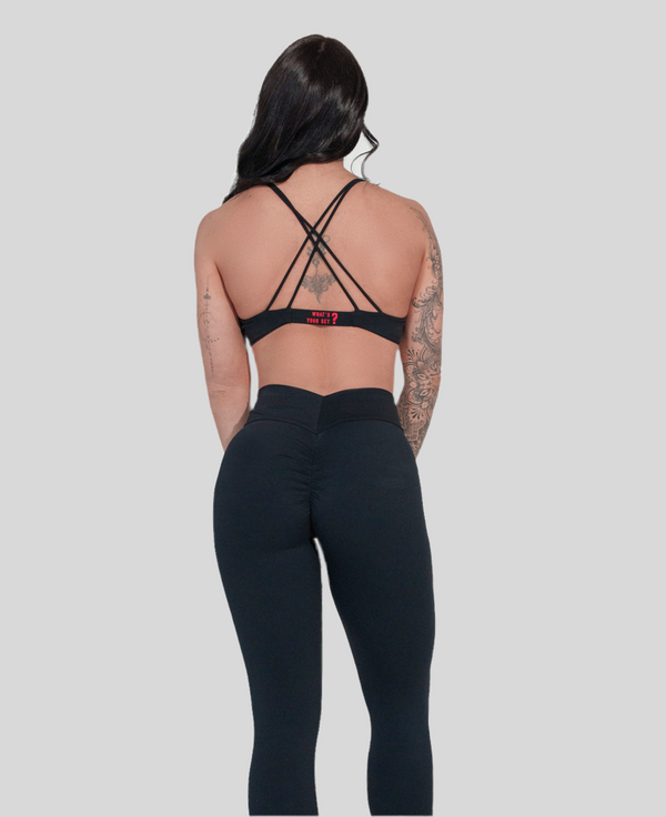 Velvet V-Back Scrunch Leggings