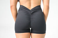 Velvet V-Back Scrunch shorts