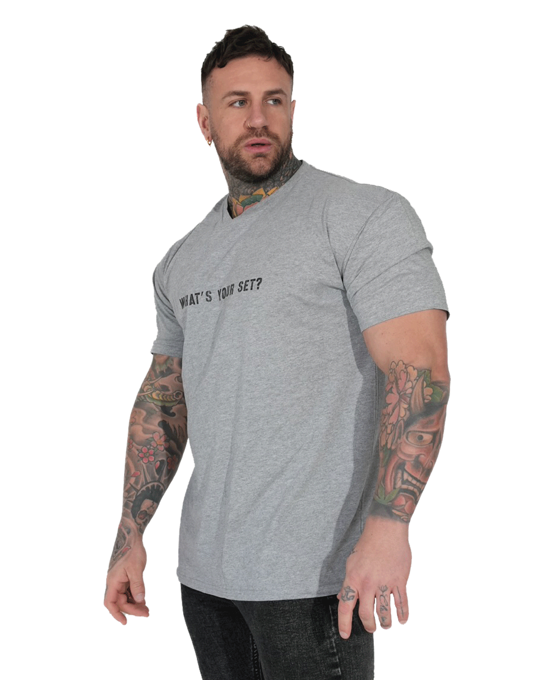 WYS Official Muscle Tee Grey