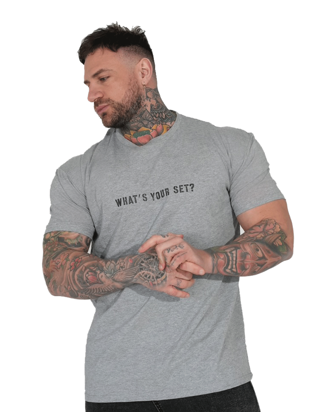 WYS Official Muscle Tee Grey