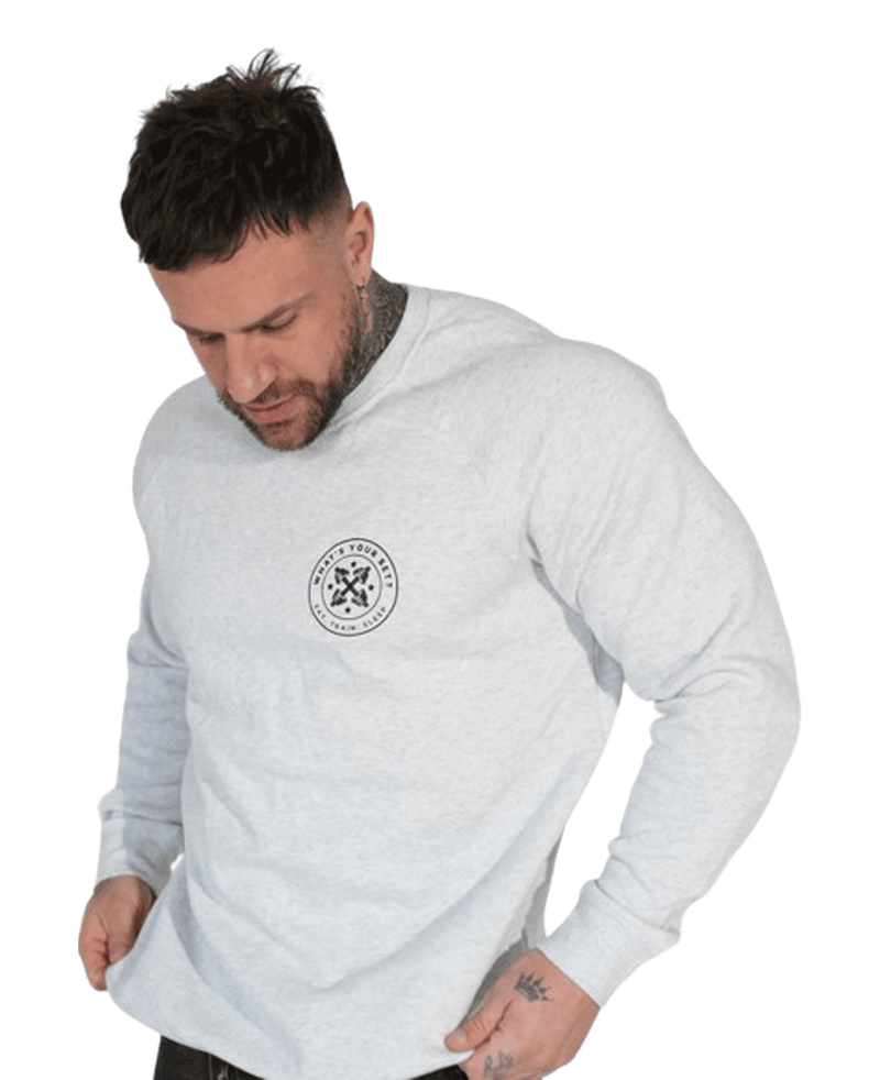 Weighted Crewneck White