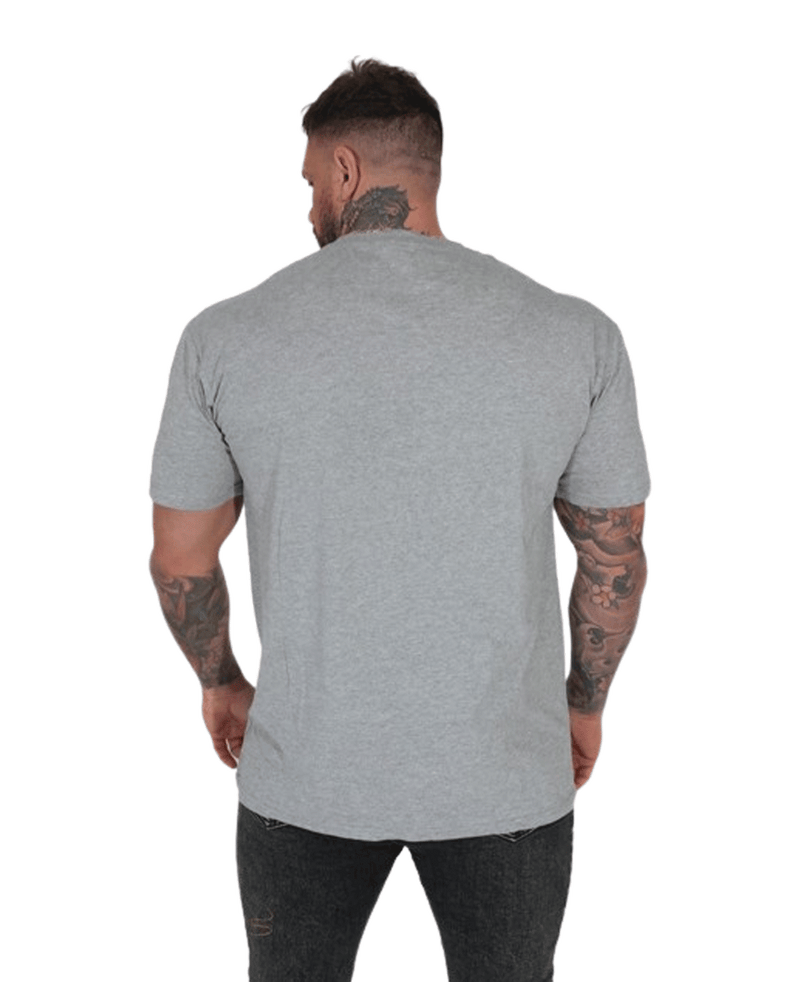 Steel Muscle tee Grey