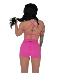 Butter Baby Scrunch Shorts Pink